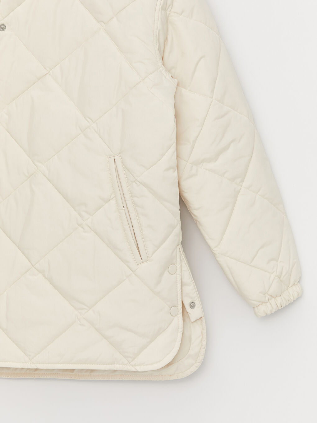 Hooded Quilted Women's Puffer Coat-8
