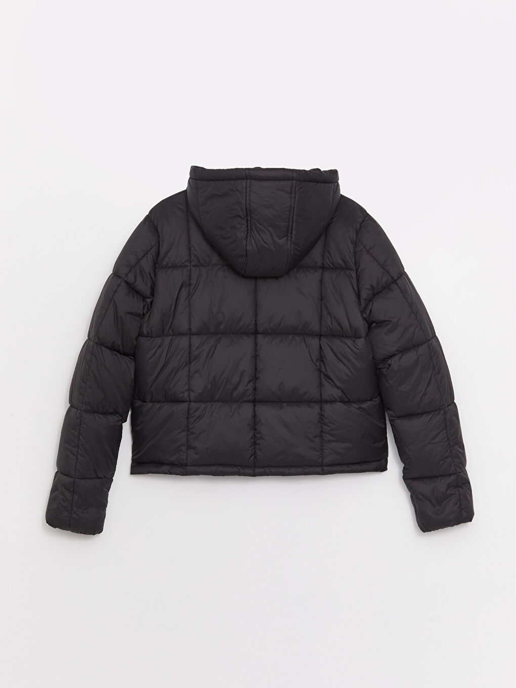 LCW Vision Women's Hooded Plain Puffer Coat -W30463Z8-CVL