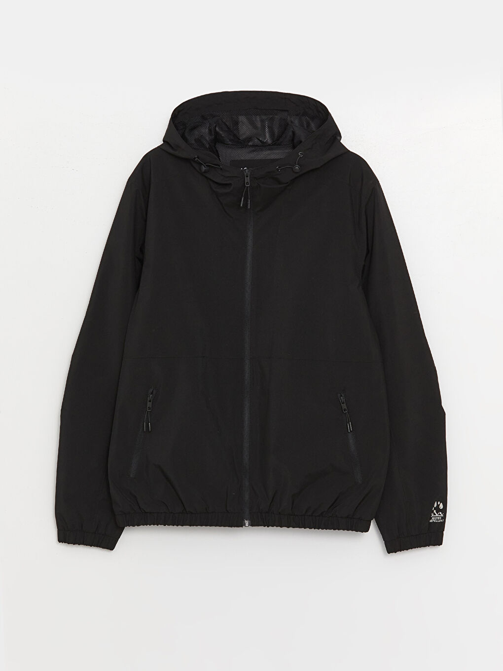 Regular Fit Hooded Men's Raincoat -W30471Z8-CVL