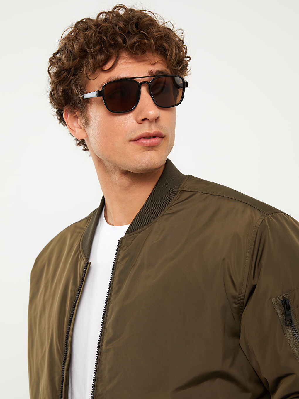 Comfortable Fit College Collar Men's Coat-1