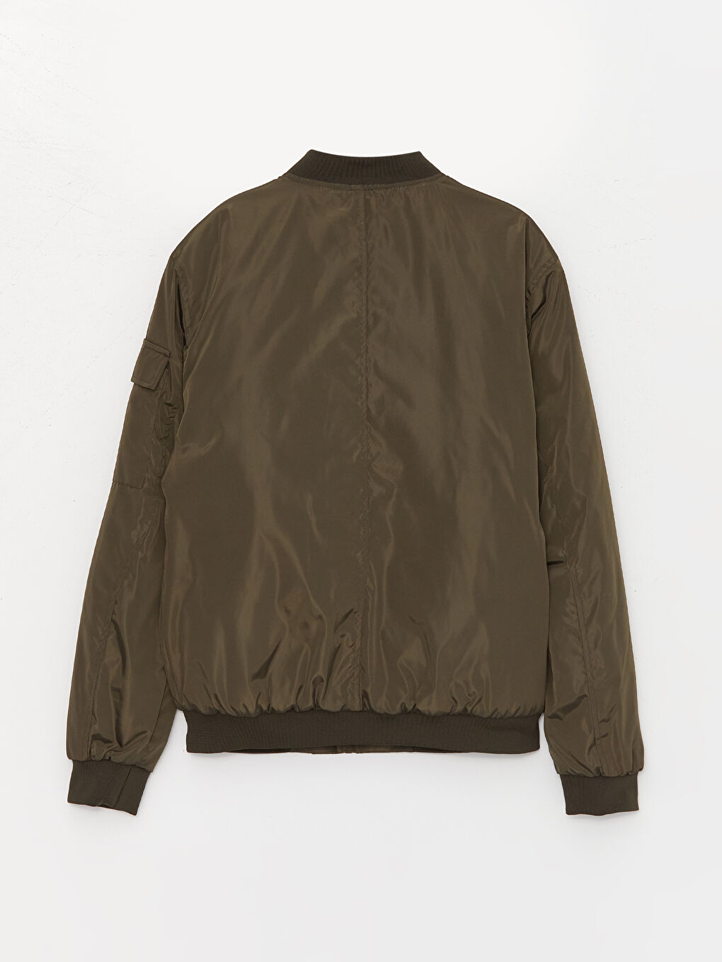 Haki Rahat Kalıp Kolej Yaka Bomber Erkek Mont-7