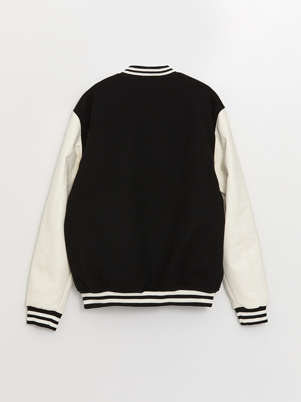 Standard Fit Long Sleeve Men's College Jacket-7