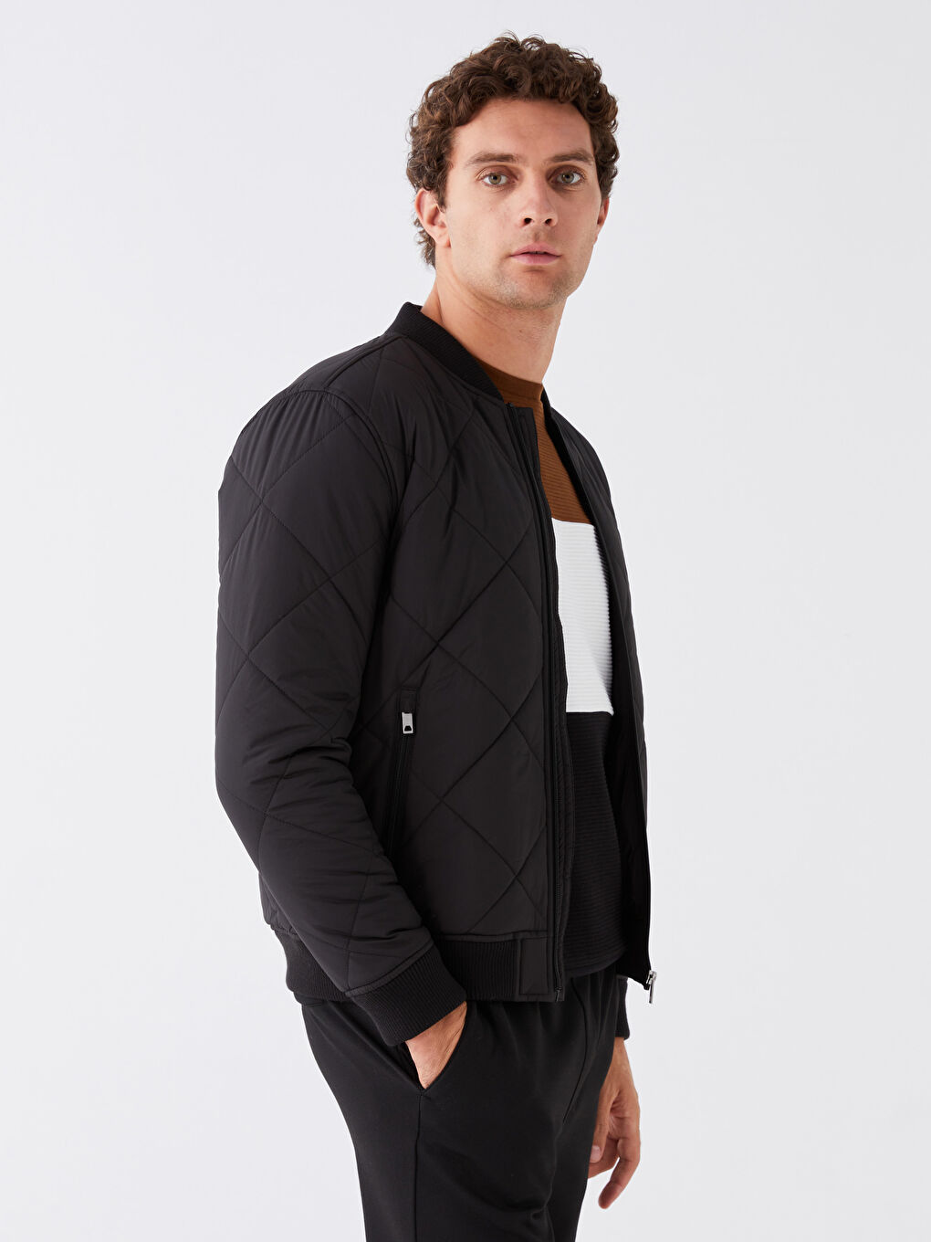 Standardni kroj koledž kragna muški puffer