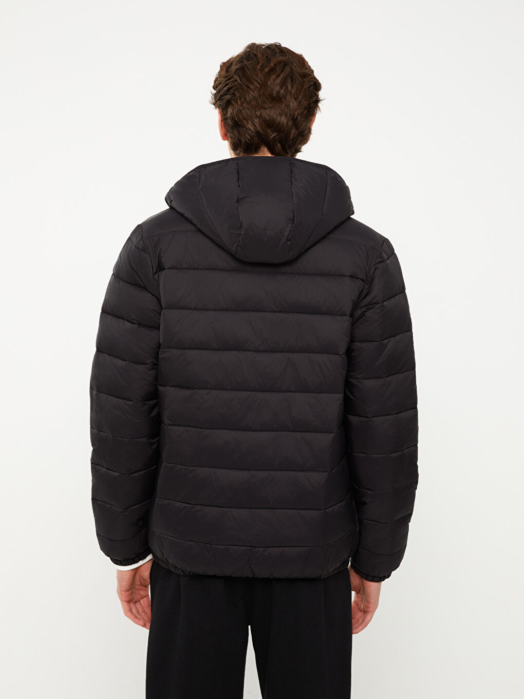 Slim Fit Hooded Men's Puffer Coat-4
