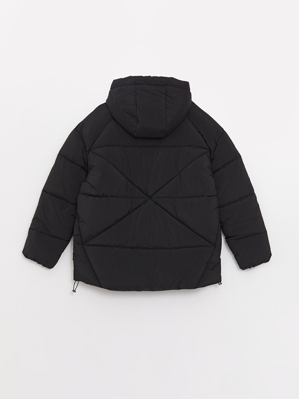 LCW Vision Mit Kapuze Regulär Langarm Oversize Steppmantel für Damen -W30577Z8-CVL