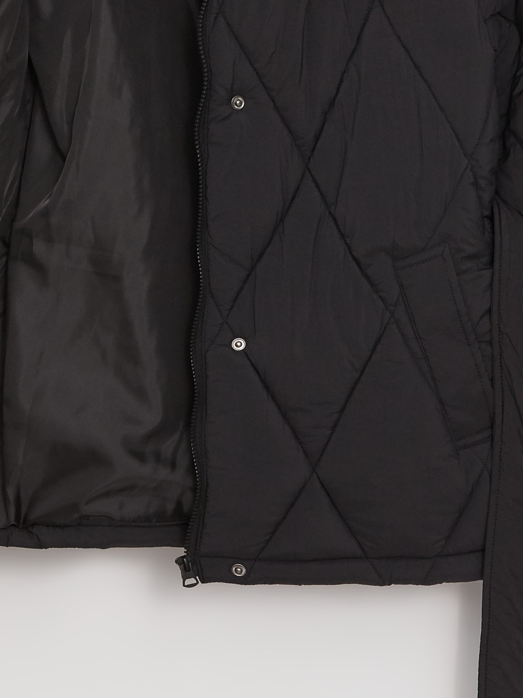 Manteau Bouffant Matelassé À Capuche Pour Femmes-8