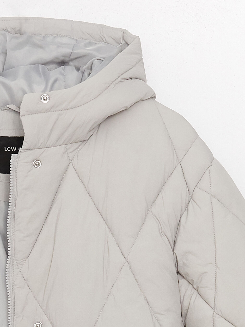 LCW Vision Hooded Quilted Women's Puffer Coat -W30609Z8-V36