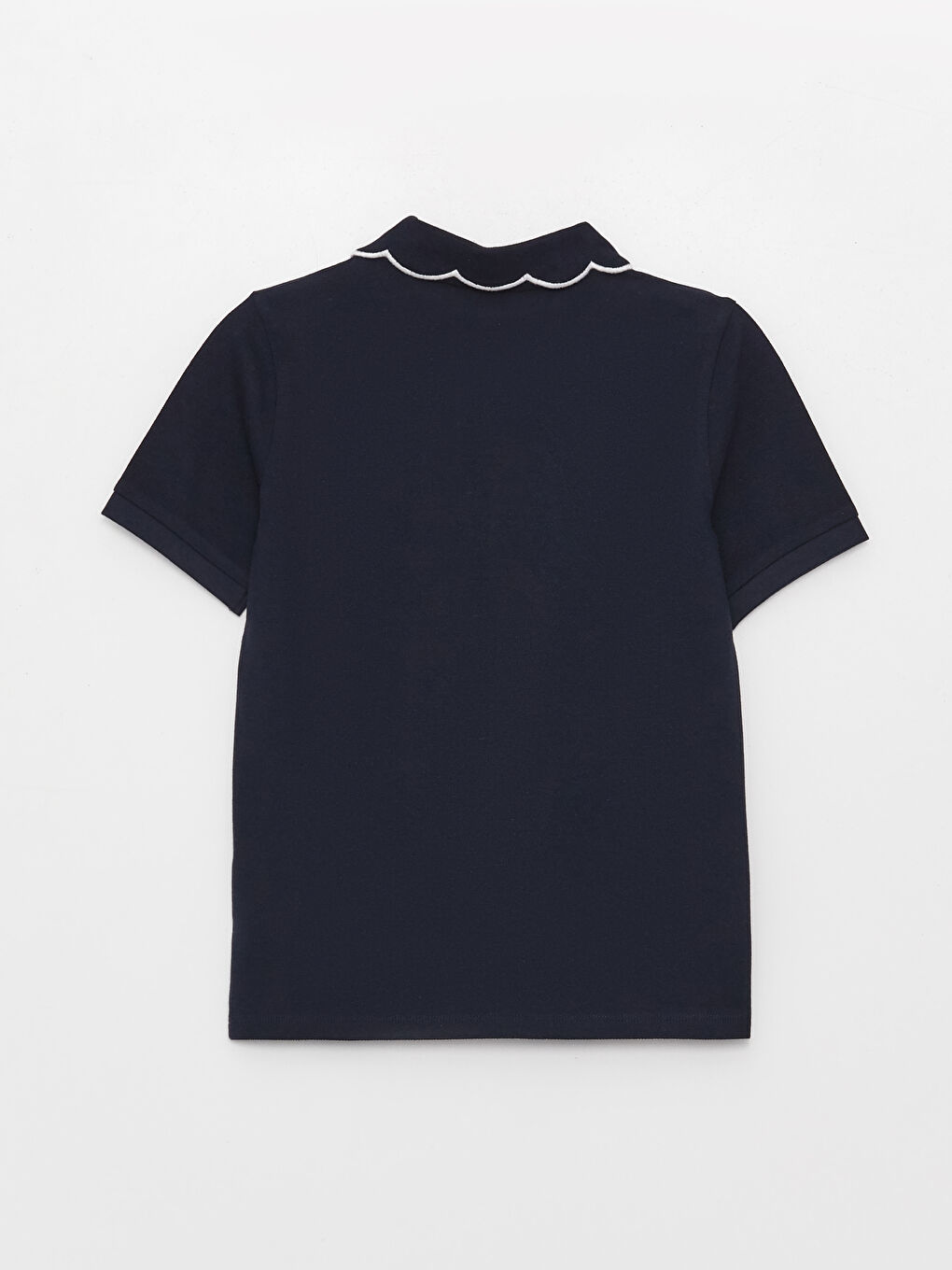 LCW Kids Baby Collar Short Sleeve Girls T-Shirt -W30620Z4-HRC