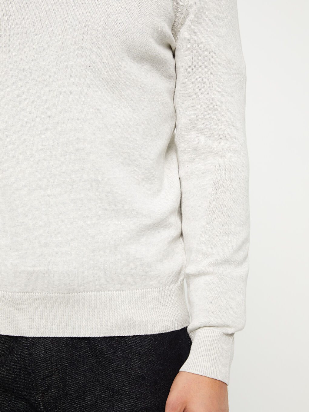 LCWAIKIKI Classic V-Ausschnitt Langarm Herren Strickpullover -W30652Z8-DFY