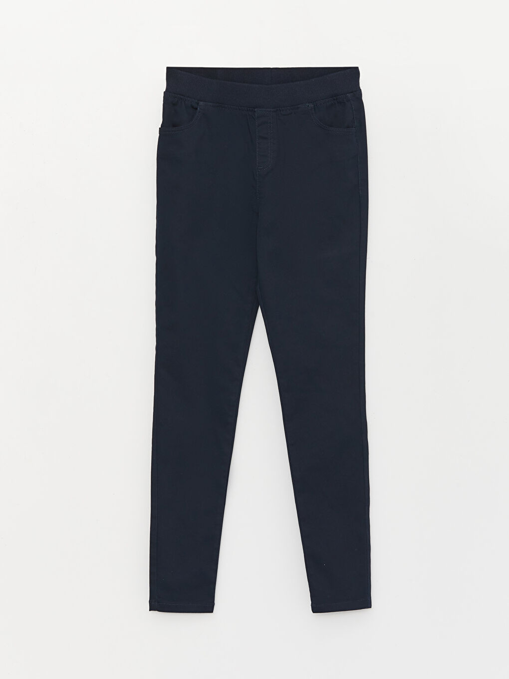 LCW Kids Elasticated Waist Super Skinny Fit Girls' Trousers -W30672Z4-HRC