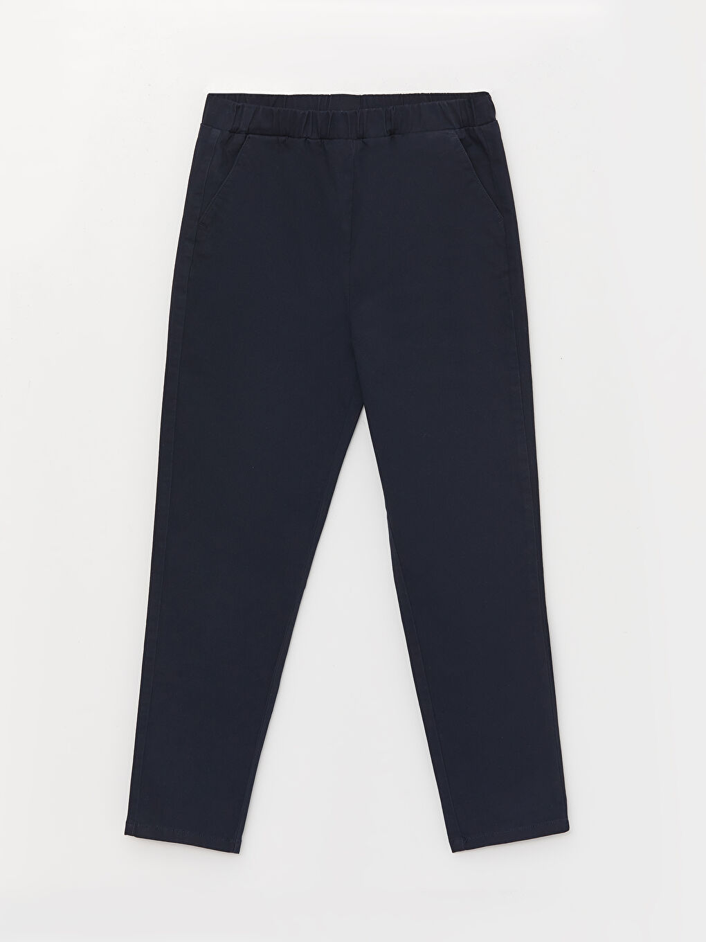 LCW Kids Girls' Basic Trousers with Elastic Waist -W30675Z4-PE6