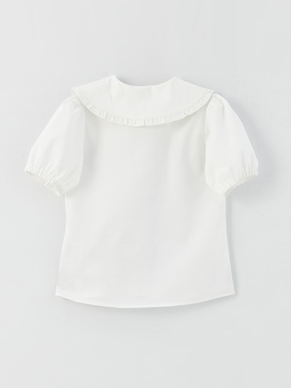 LCW Kids Baby Collar Short Sleeve Girls' Blouse -W30677Z4-R9J