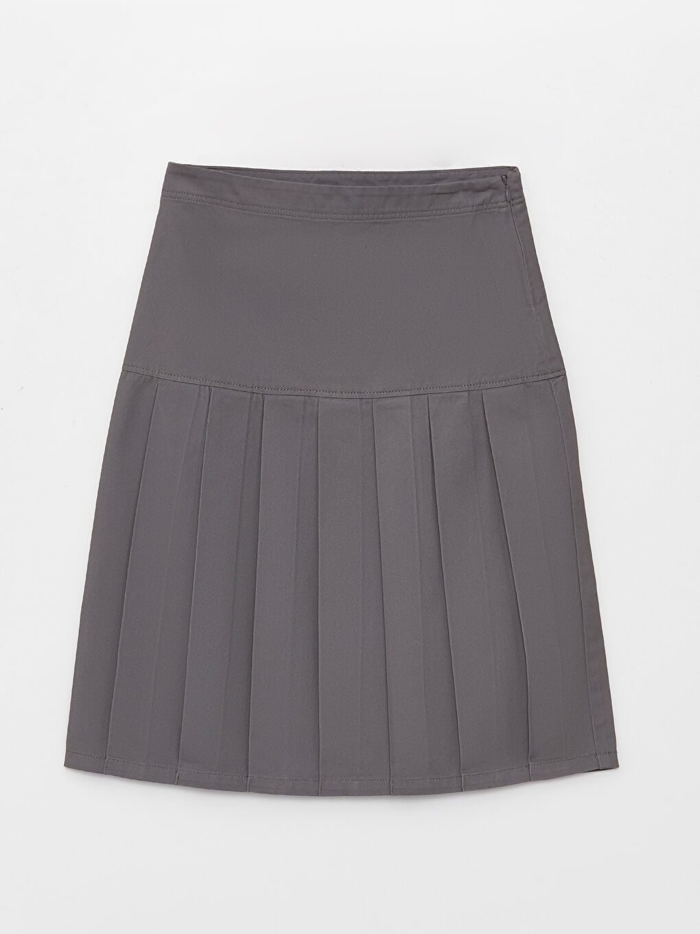 Basic Gabardine Pleated Girl Skirt