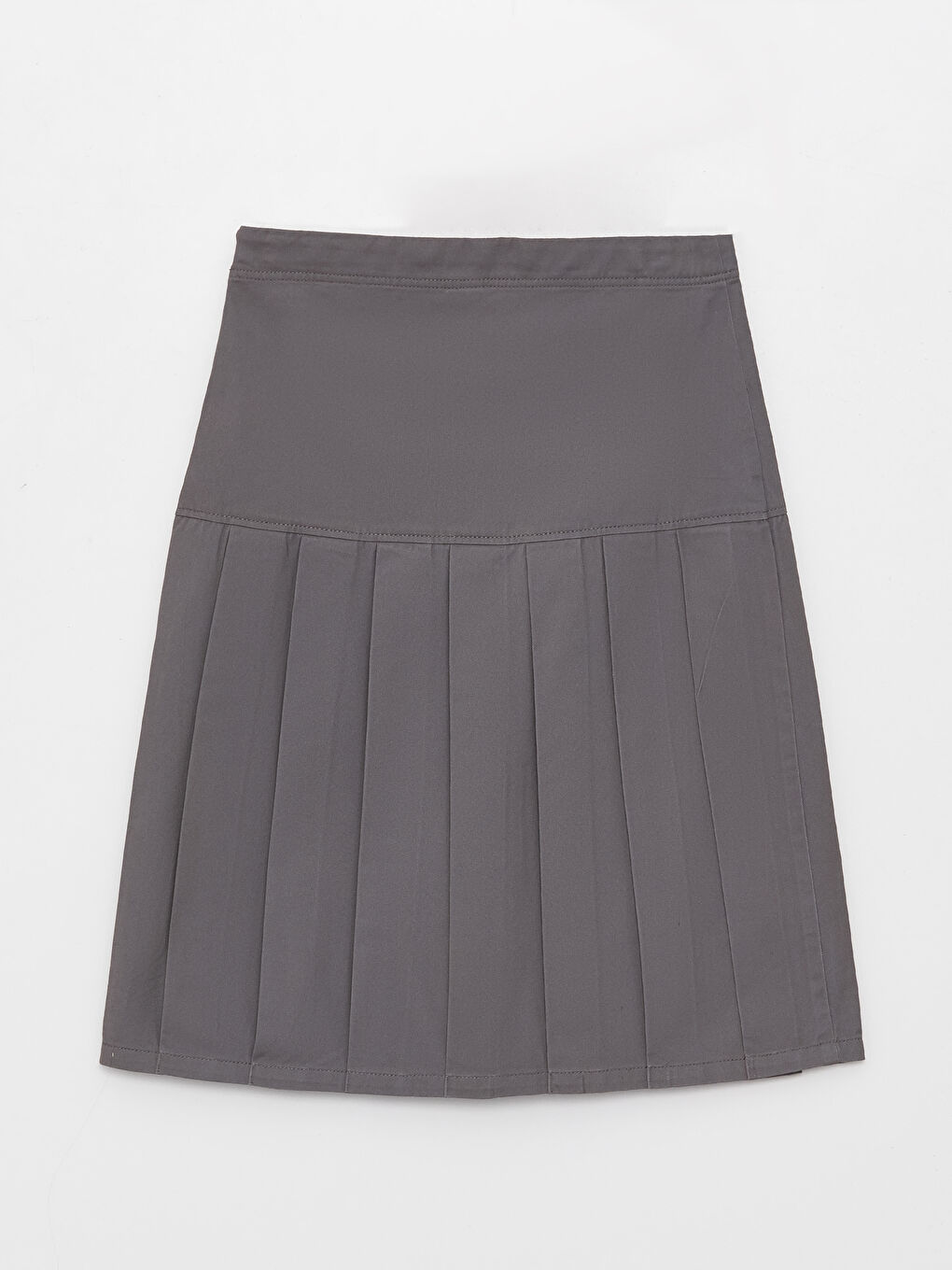 Basic Gabardine Pleated Girl Skirt-1