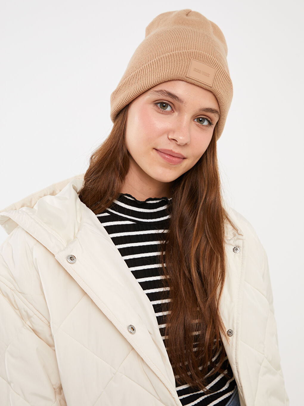 LCW ACCESSORIES Bonnet Tricot Femme Détaillé -W30746Z8-CR8