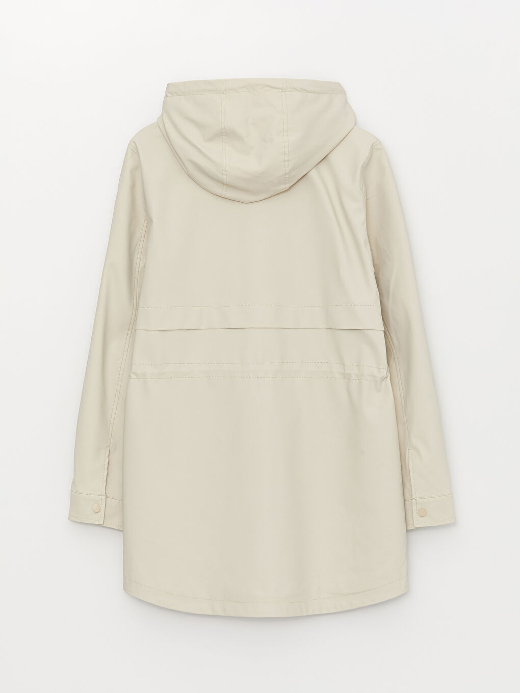 Women's Hooded Plain Raincoat -W30749Z8-SB4