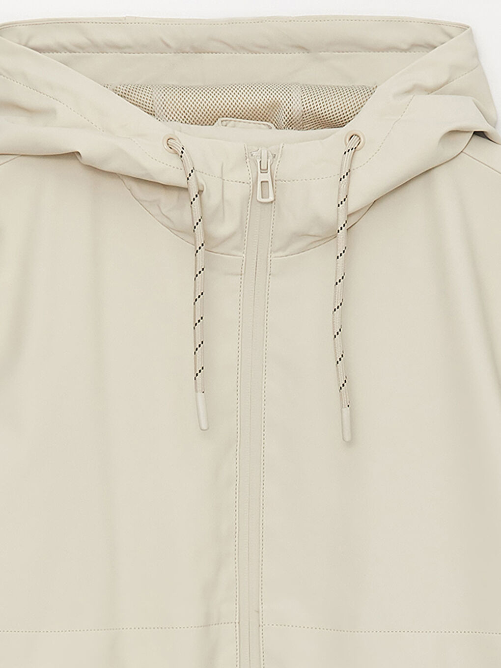 Women's Hooded Plain Raincoat -W30749Z8-SB4