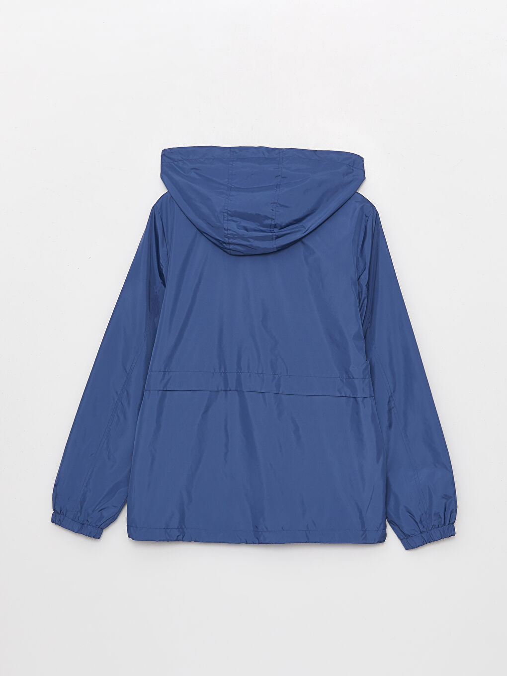 Women's Hooded Plain Raincoat-7