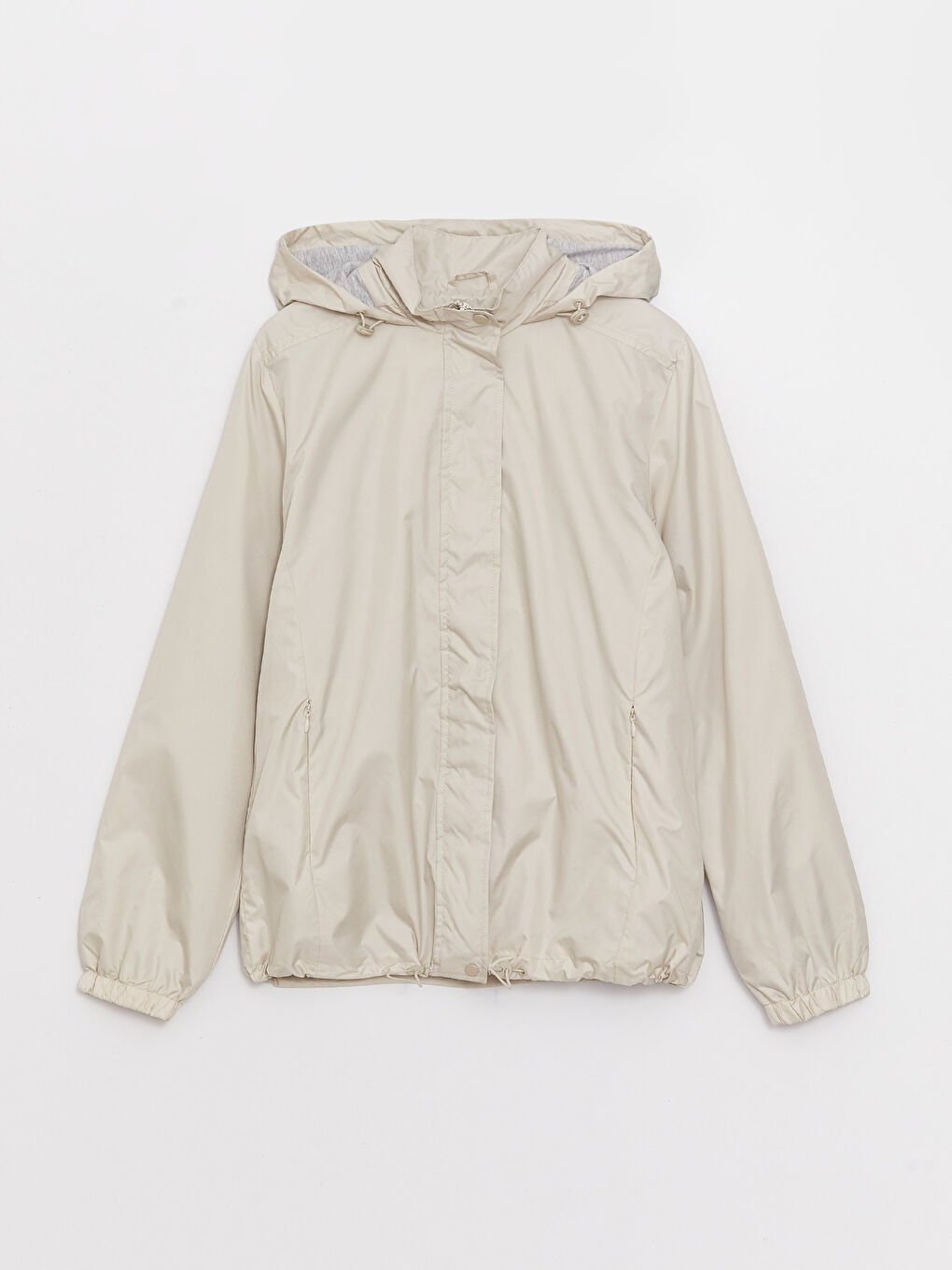 LCWAIKIKI Classic Women's Hooded Plain Raincoat -W30779Z8-S36