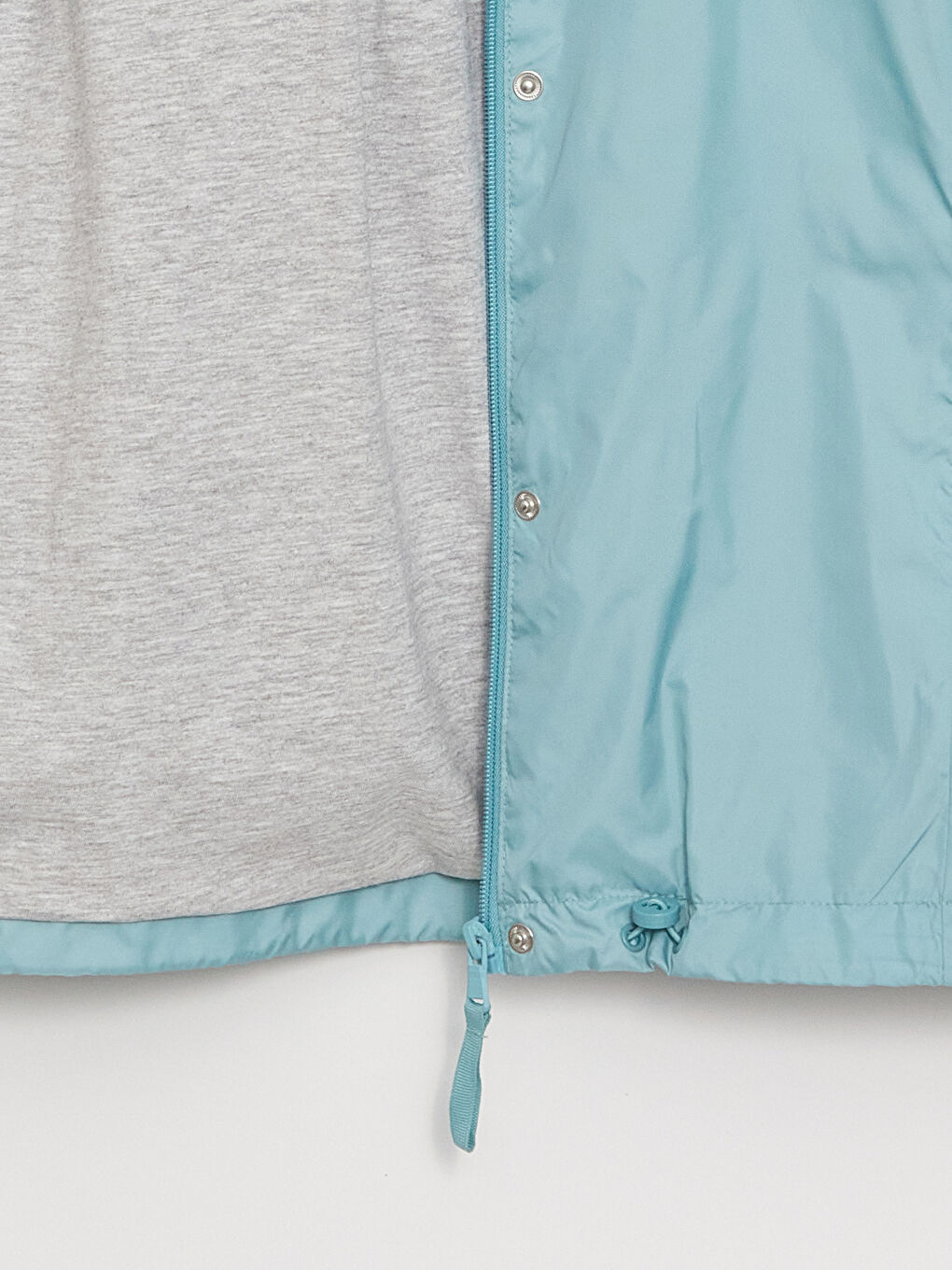 Women's Hooded Plain Raincoat-7