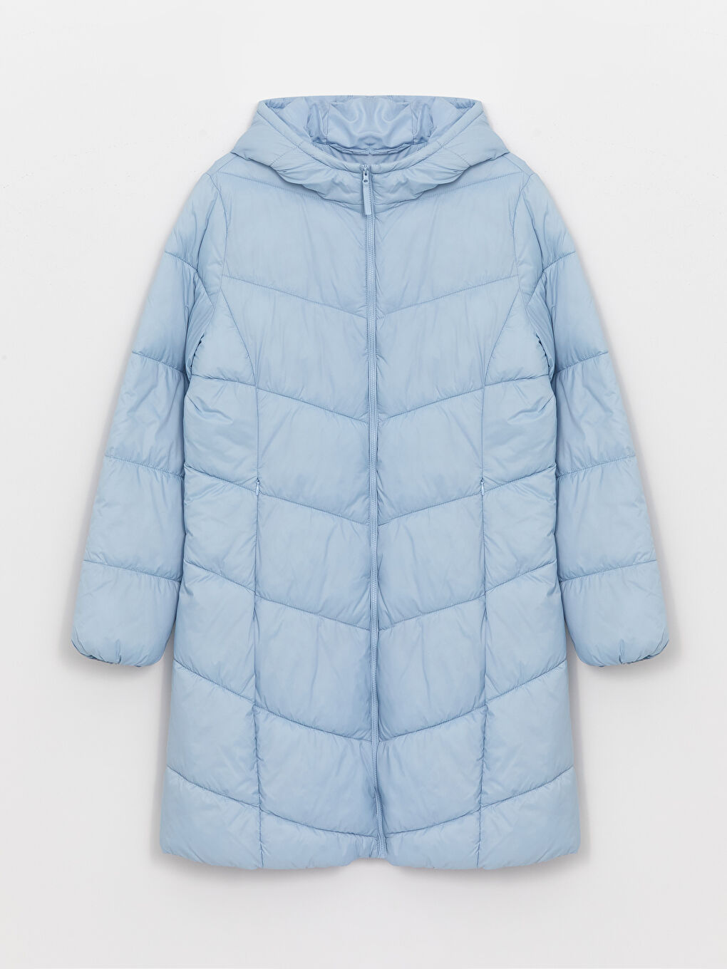 LCWAIKIKI Classic Women's Hooded Plain Puffer Coat -W30789Z8-FFH