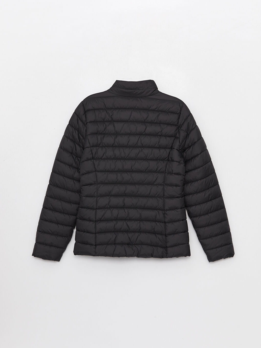 Funnel Neck Women's Puffer Coat-7