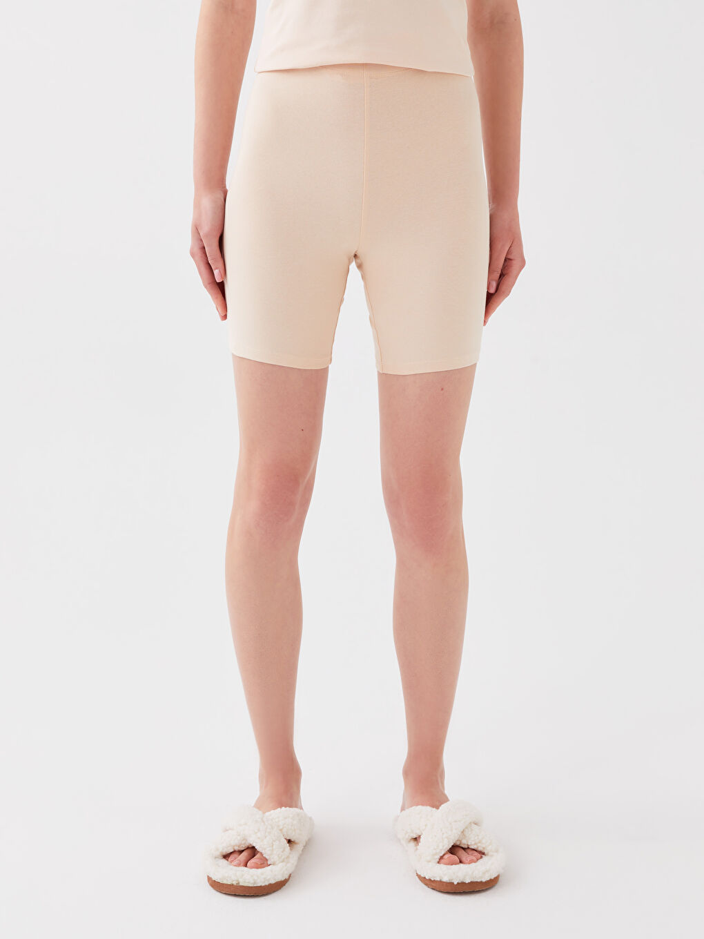 LCW DREAM Women's Elastic Waist Plain Slip -W30834Z8-D0P