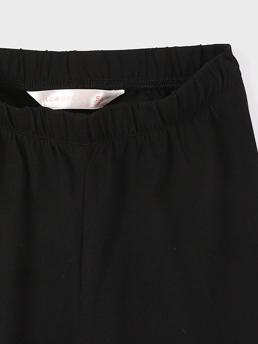Women's Elasticated Waist Plain Base Layer Leggings-2