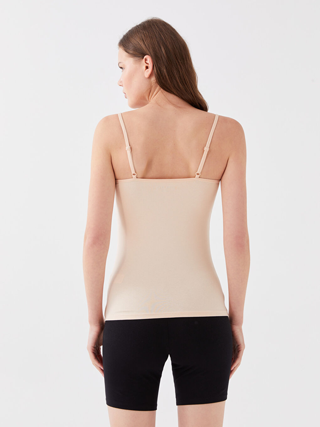 LCW DREAM Women's U Neck Plain Tank Top -W30836Z8-D0P