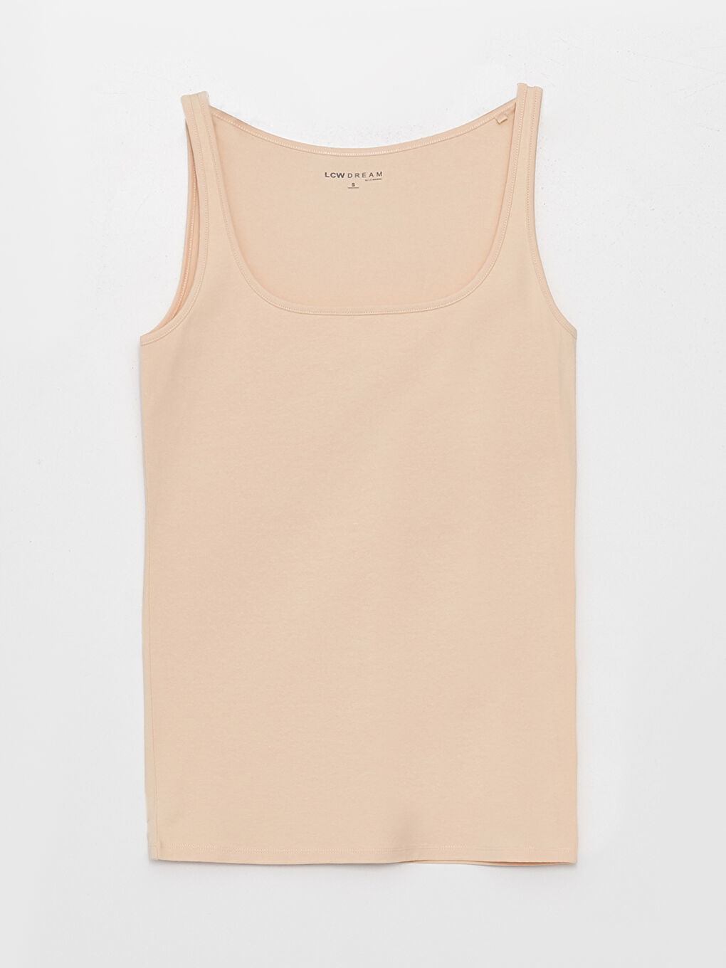 تانك توب سادة بياقة على شكل حرف U للسيدات-5