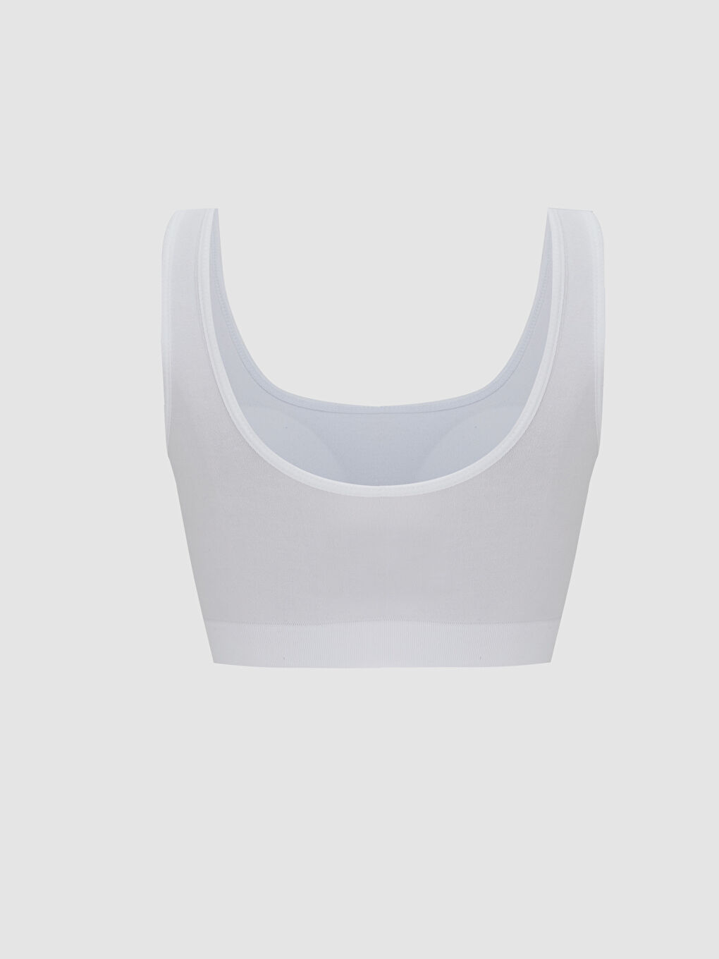Non-Wired Non-Padded Plain Seamless Sports Bra-1