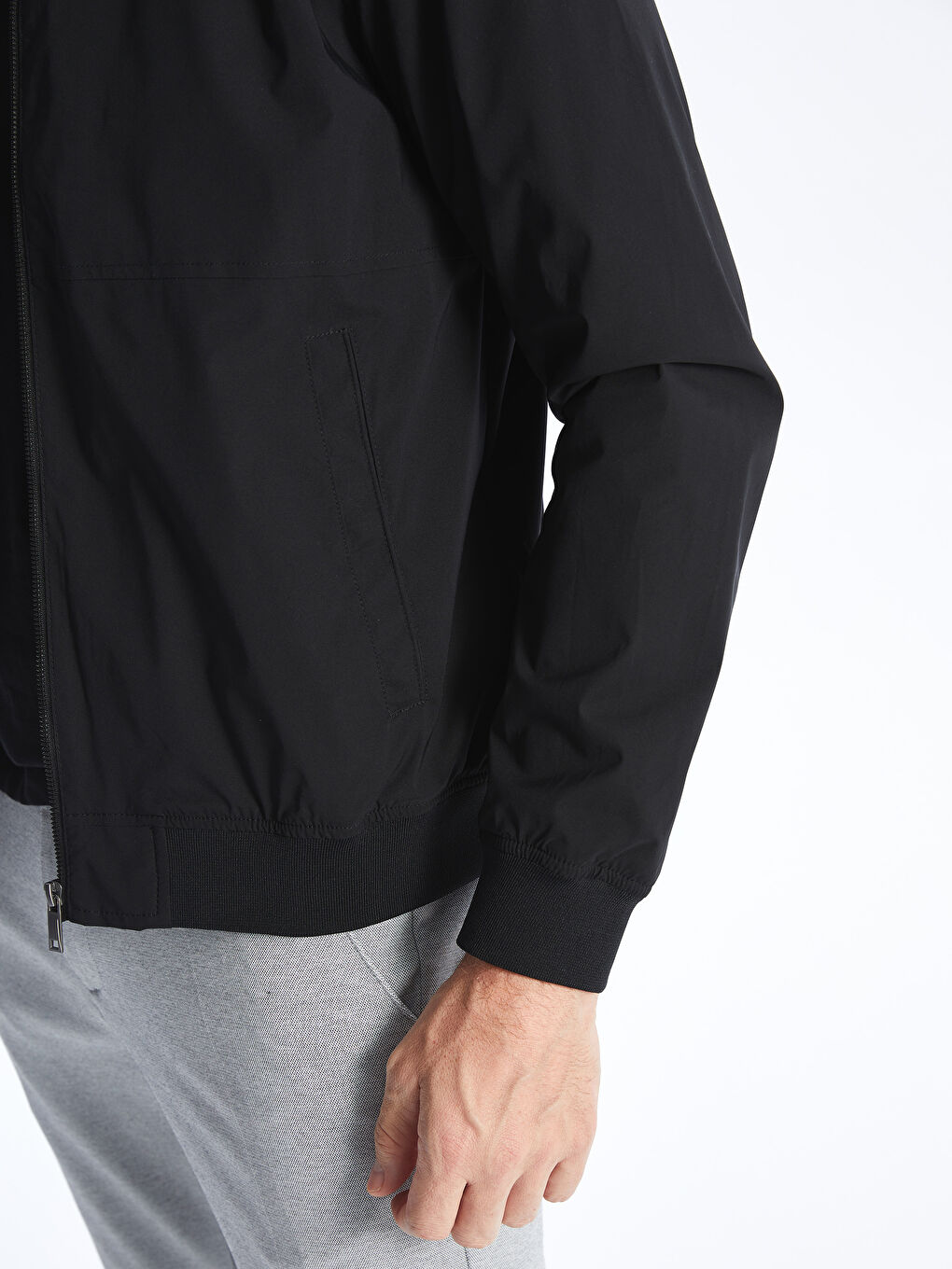 LCWAIKIKI Classic Blouson aviateur à col universitaire pour Hommes, coupe standard -W30904Z8-CVL