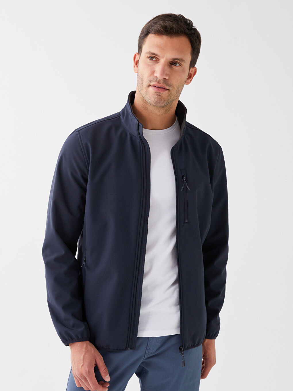 Куртка мужская с воротником стойкой-2