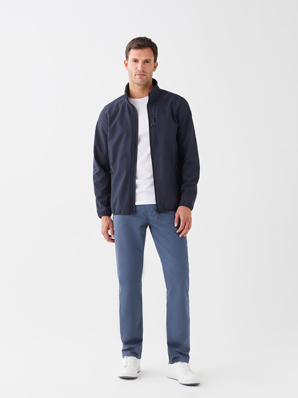 Куртка мужская с воротником стойкой-4