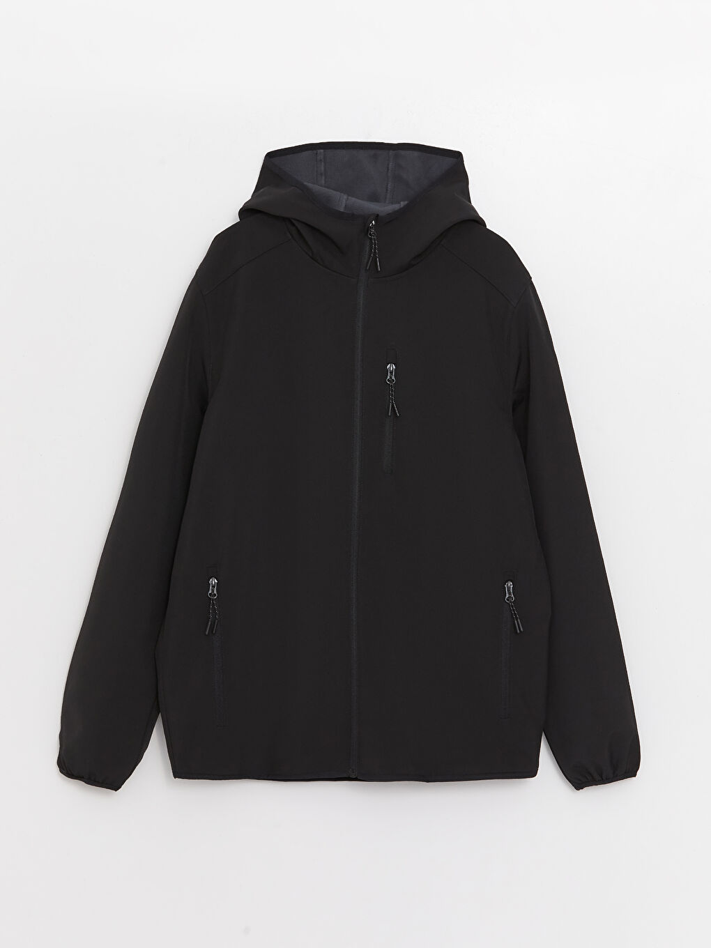 Standard Fit Hooded Men's Coat-6