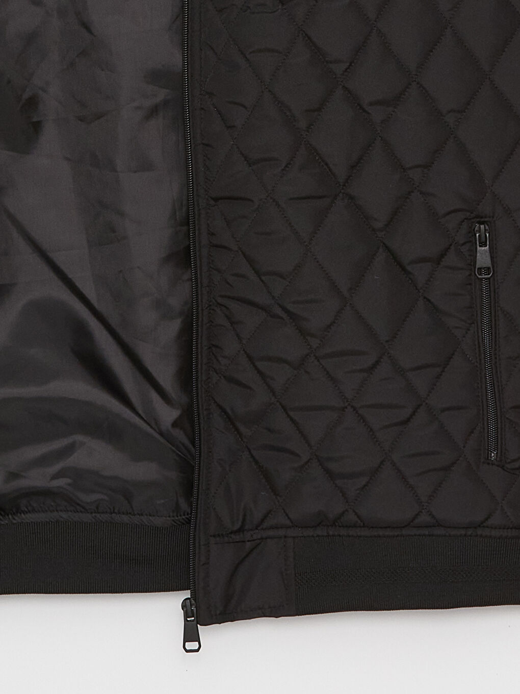 Antrasit Standart Kalıp Dik Yaka Erkek Mont-7