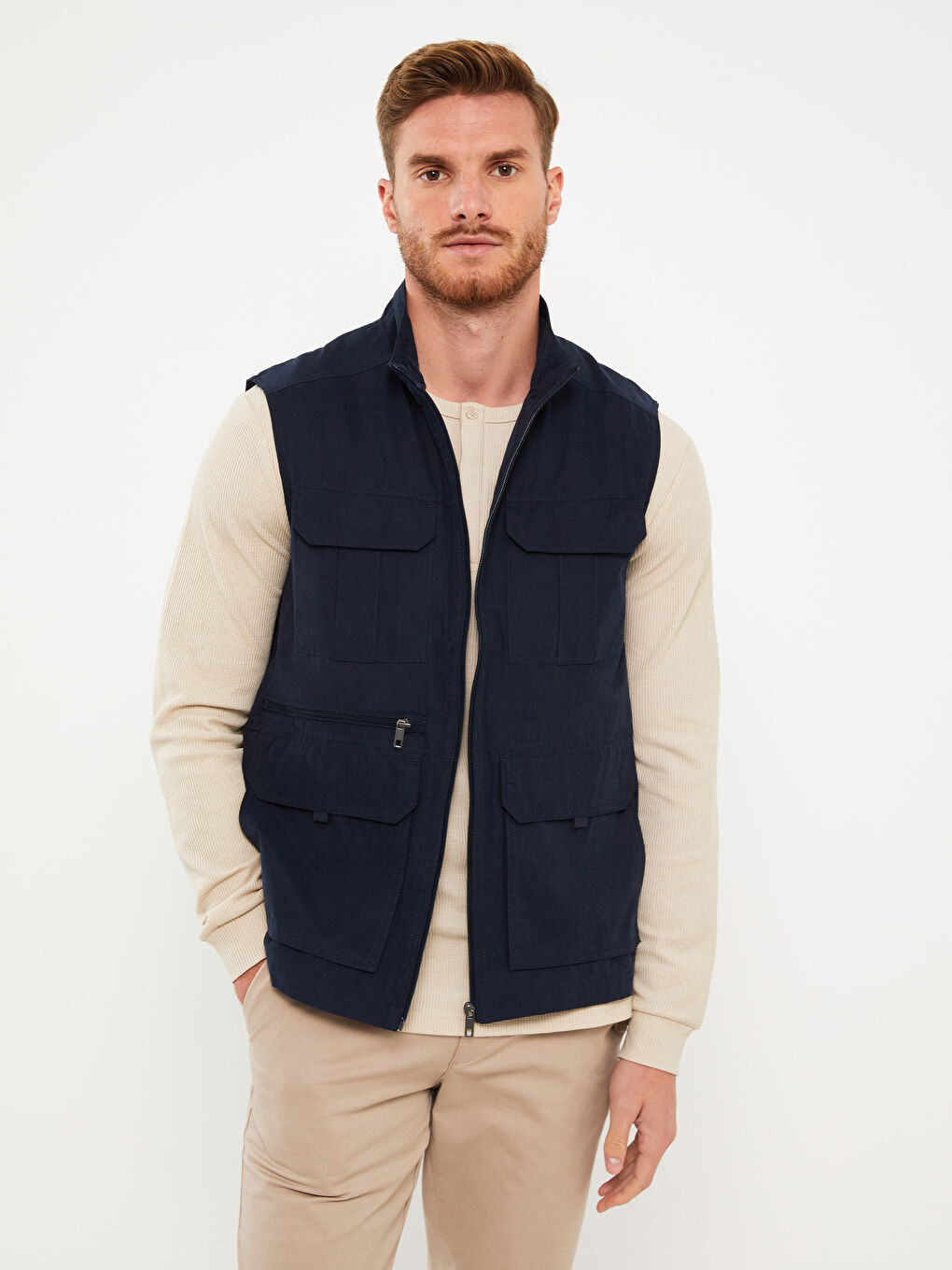 فيست ياقة قمع عادي للرجال-1