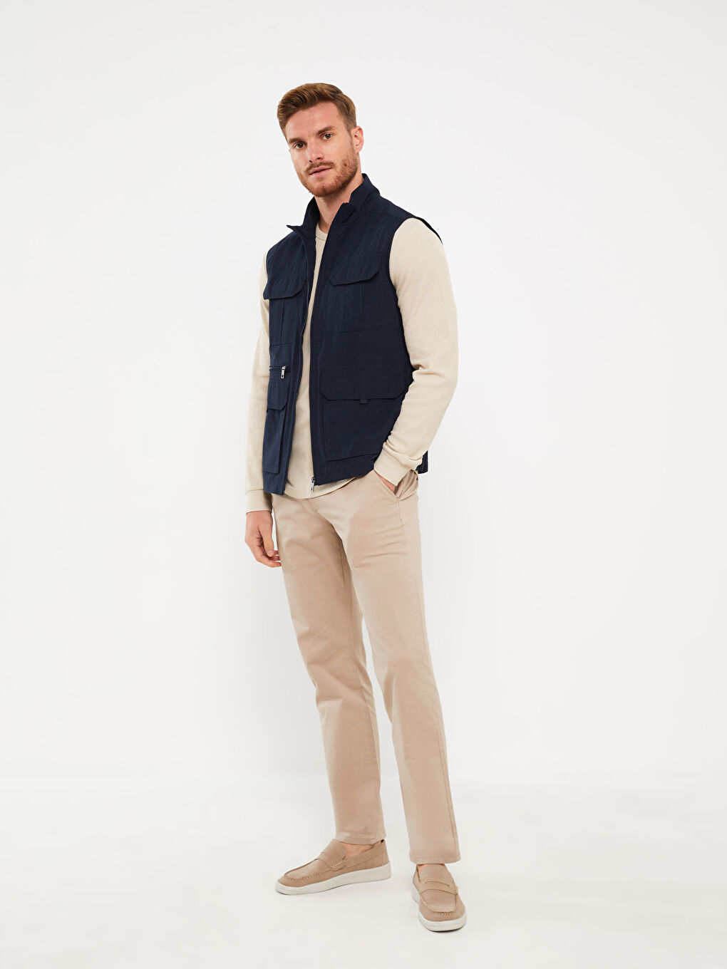 فيست ياقة قمع عادي للرجال-2