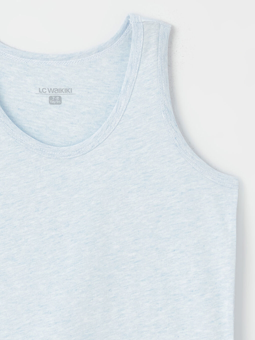 Mavi Bisiklet Yaka Basic Erkek Çocuk Atlet 2'li-5