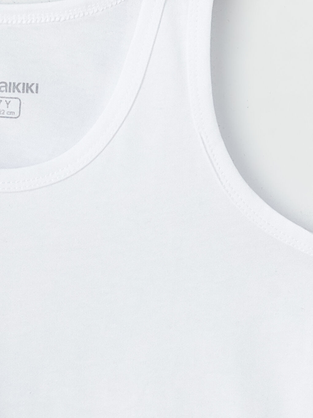 Crew Neck Basic Boys' Vest 5 Pack-3