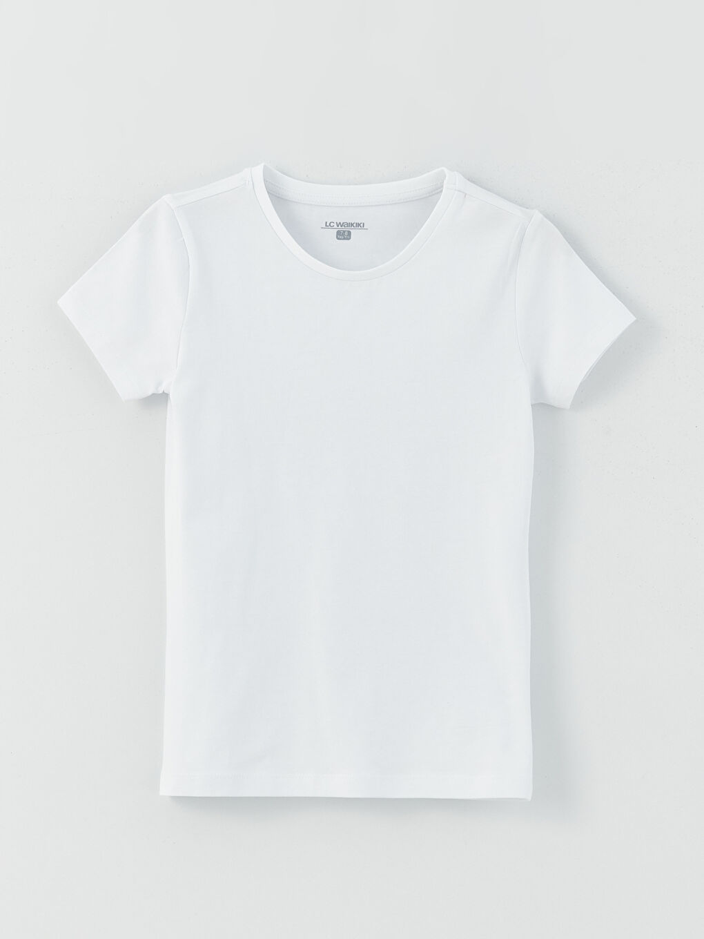 Crew Neck Short Sleeve Boy Undershirt