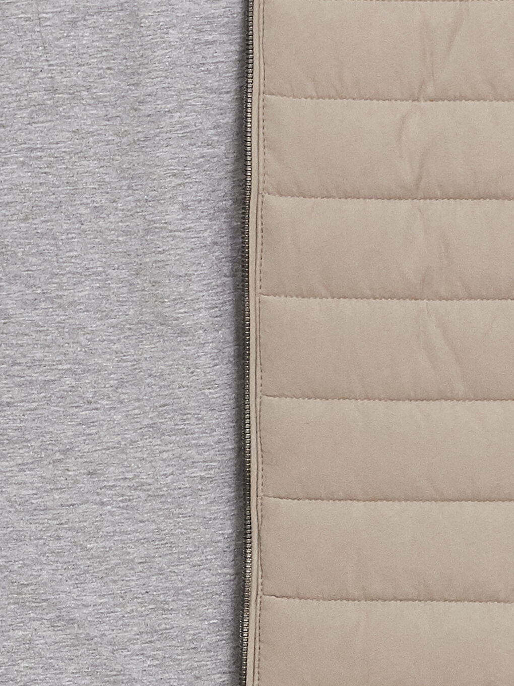 ерлерге арналған стандартты пішім биік жағалы пуховик жилет-8