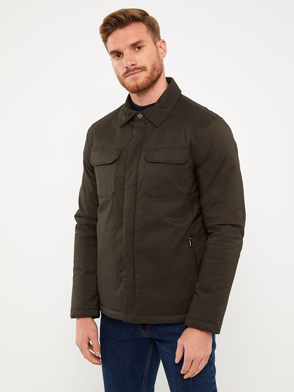 Standard Fit Collared Neck Men's Coat