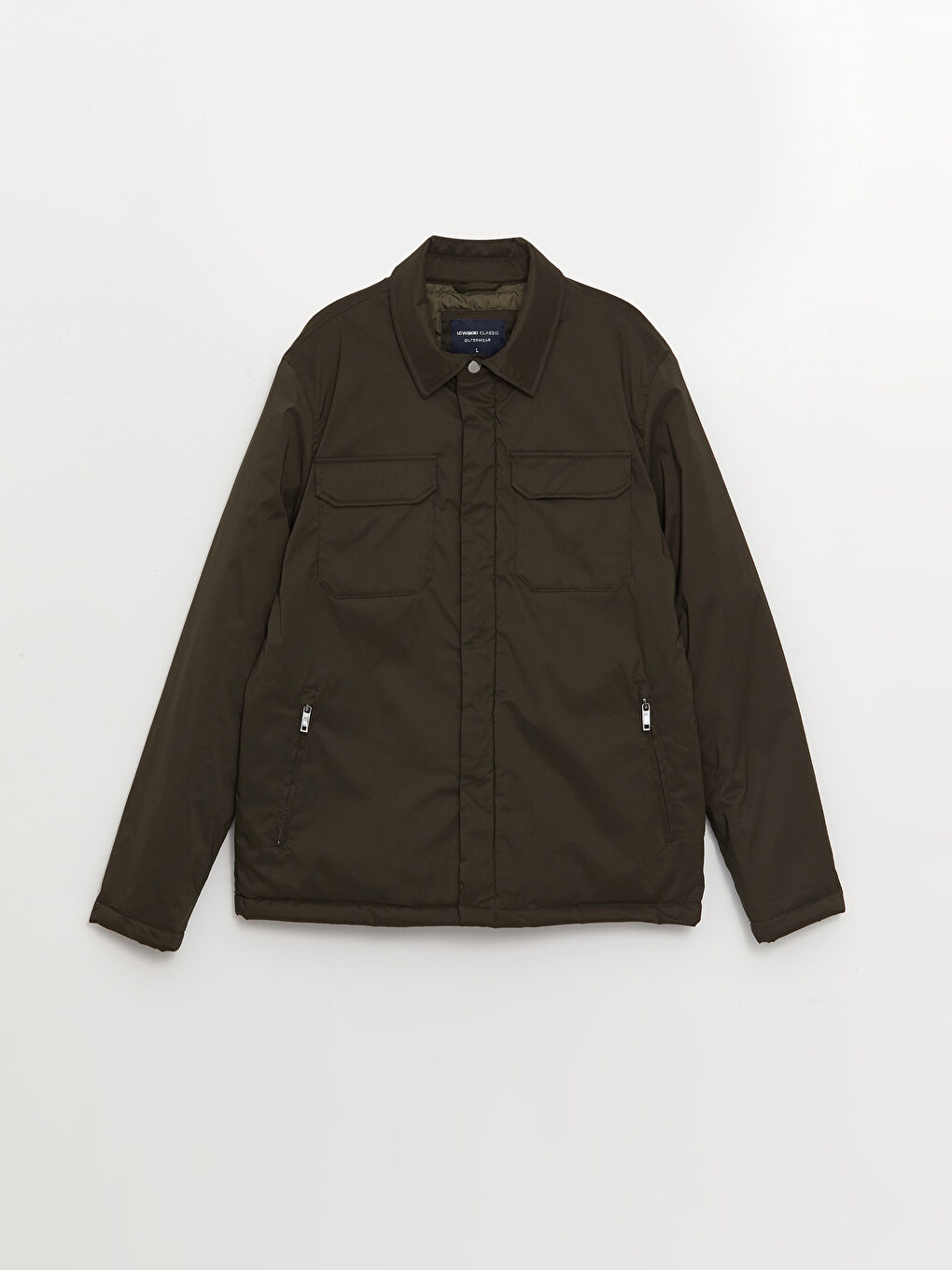 Standard Fit Collared Neck Men's Coat-6