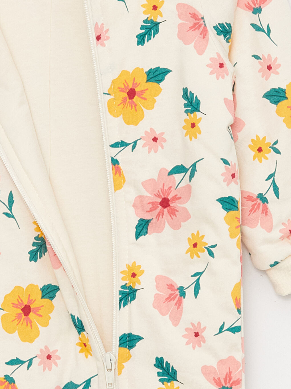 Bej 1.6 Tog Elyaflı Kız Bebek Uyku Tulumu-2