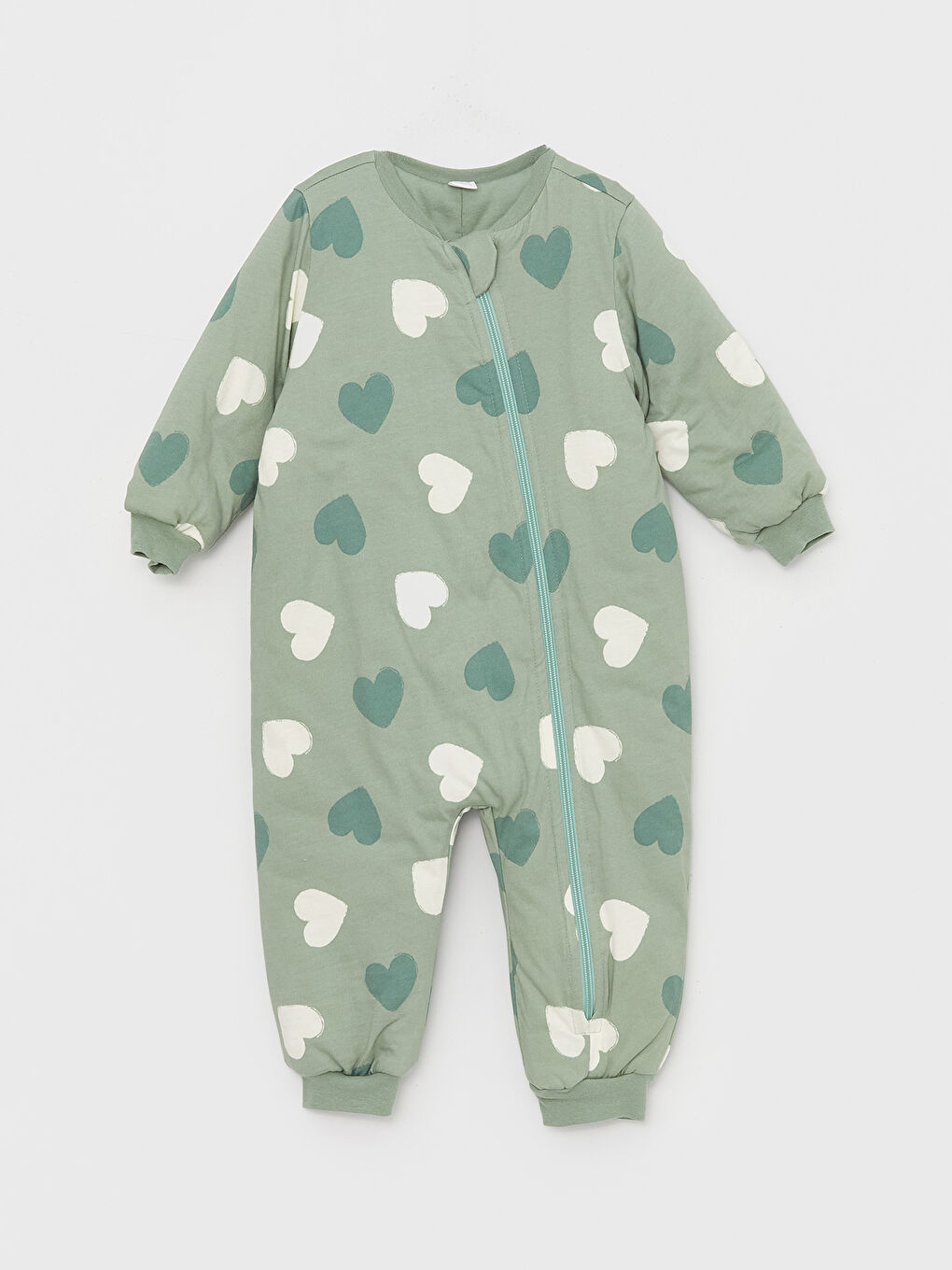 Yeşil 2.5 Tog Elyaflı Kız Bebek Uyku Tulumu