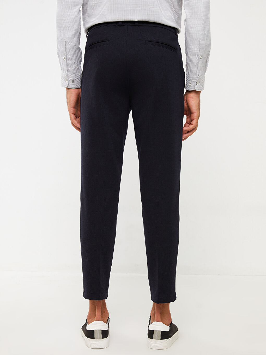 Lacivert Slim Fit Erkek Pantolon-5