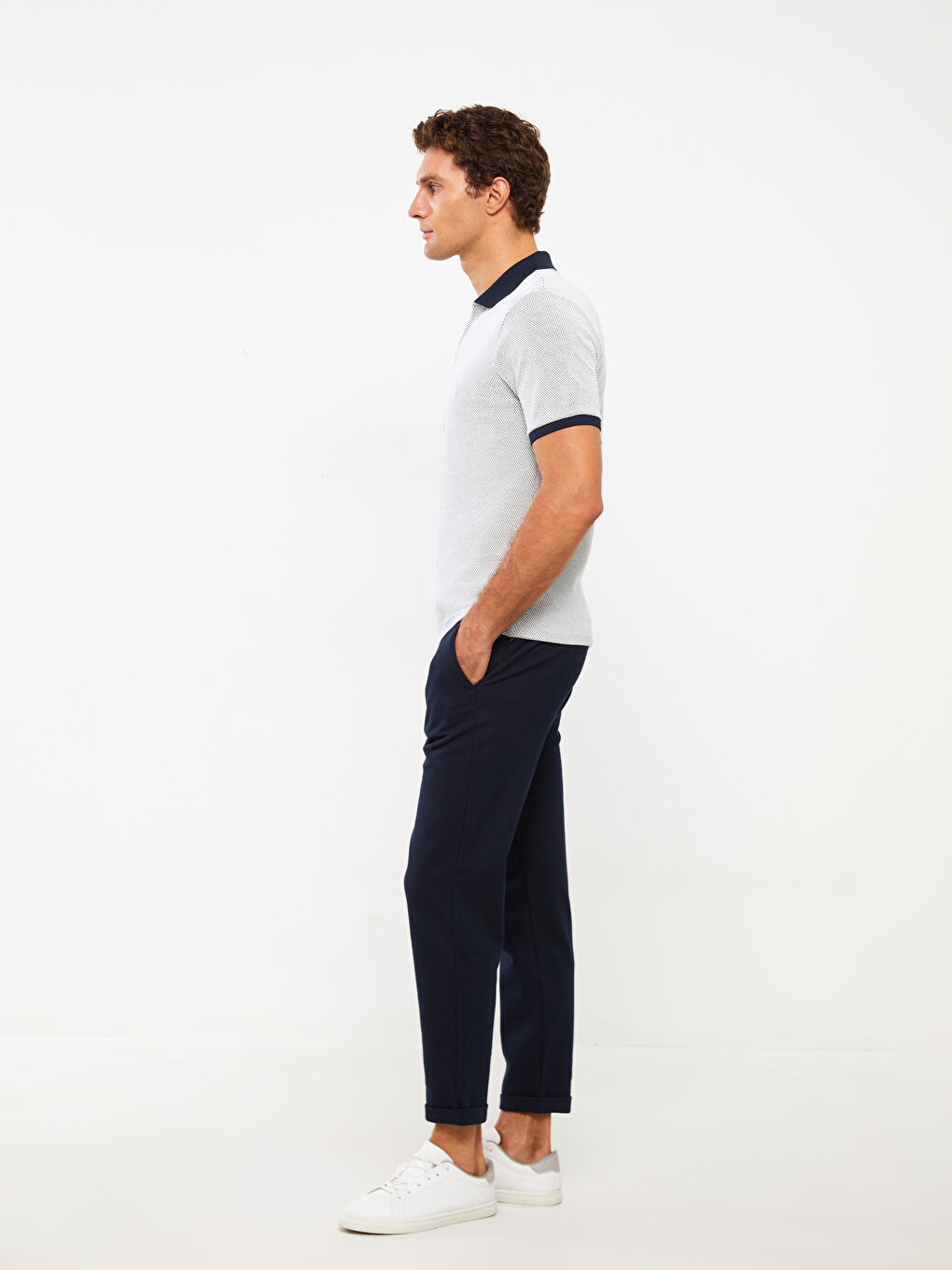 LCW Vision Lacivert Slim Fit Erkek Jogger Pantolon - 1