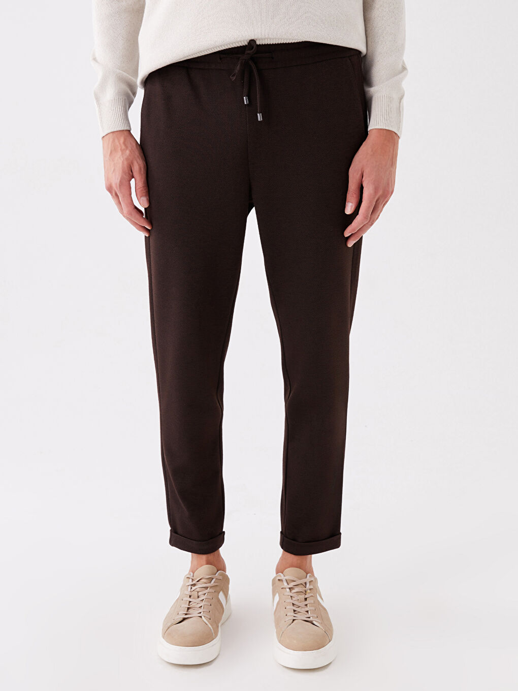 LCW Vision Kahverengi Slim Fit Erkek Jogger Pantolon - 3