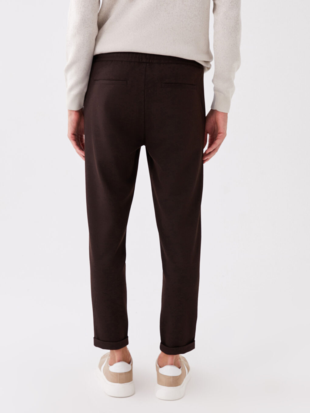 LCW Vision Kahverengi Slim Fit Erkek Jogger Pantolon - 4